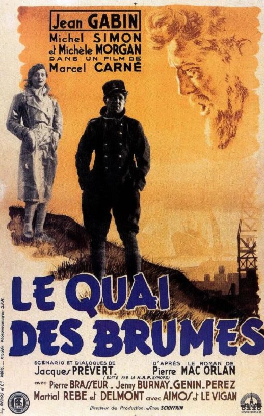 1938年法国经典爱情犯罪片《雾码头》蓝光中英双字